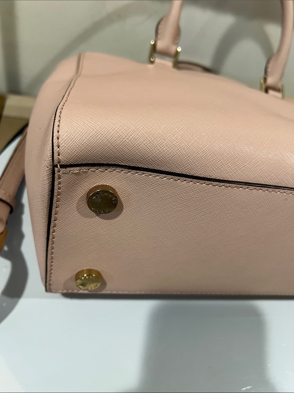 MICHAEL Michael Kors Blush Pink Ballet MD Satchel Crossbody NWT MSRP $328 - Picture 8 of 16